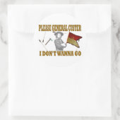 お願いカスター私は行きたくない ラウンドシール (バッグ)