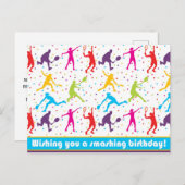 お願いカラフル誕生日はがき ポストカード (正面/裏面)