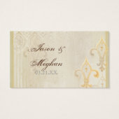 お願いギフトカード – フルーアディLys Damask 2 - 結婚's (裏面)