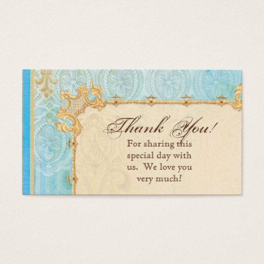 お願いギフトカード – フルーアディLys Damask 2 - 結婚's (正面)
