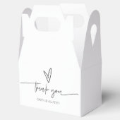 お願いギフトボックス結婚式パーティシャワー フェイバーボックス (オープン)