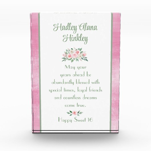 お願いギフト！甘ユニークい16フォトブロック フォトブロック (正面)