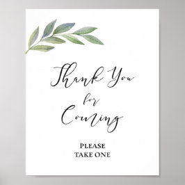 お願いサイン来オリーブリーフのサインありがとう ポスター