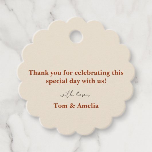 お願いサンキューラベル フェイバータグ (正面)