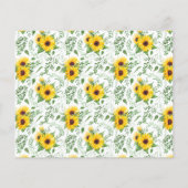 お願いサンフラワーズシャワーカード チラシ (裏面)