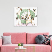 お願いシャムもしーよ キャンバスプリント (インサイチュ (リビング))