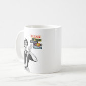 お願いストップいだから コーヒーマグカップ (正面左)