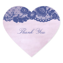 お願いハートバラライラブルーネイビーレースありがとう