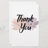 お願いフローラ 便箋 (正面/裏面)