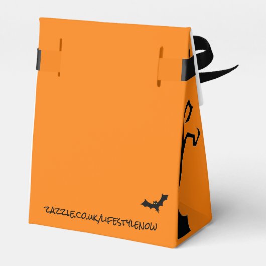 お願いボックス – ハロウィーンハ幽霊のよく出るウス フェイバーボックス (裏面サイド)