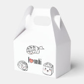 お願いボックス – 私は寿司が大好き フェイバーボックス (裏面サイド)