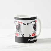 お願いボールを私にスペア – ユーモア コーヒーマグカップ (正面右)