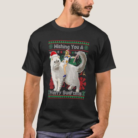 お願いメリーに、醜いクリスマス Tシャツ (正面)