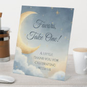 お願い一つ取れ!赤ちゃんシャワーテーブル標識 台座サイン (インサイチュ)