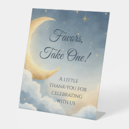 お願い一つ取れ！赤ちゃんシャワーテーブル標識 台座サイン