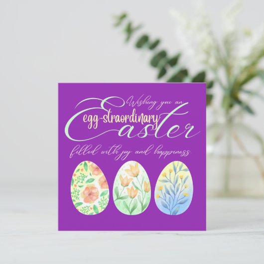 お願い卵の層 – 普通のイースターフローラ シーズンカード (スタンド正面)