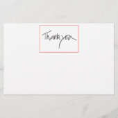 お願い名刺 便箋 (正面)