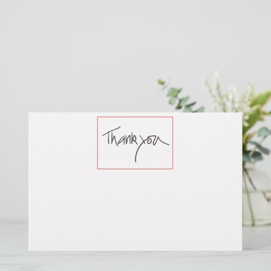 お願い名刺 便箋 (スタンド正面)