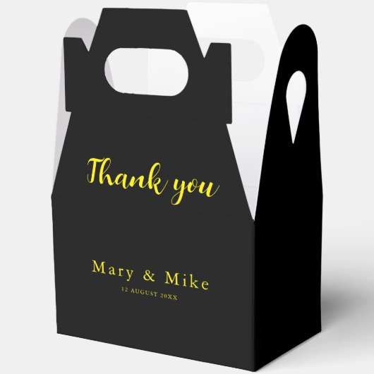 お願い大きな切り妻の好意ボックスの大事な行事 フェイバーボックス (見開き)