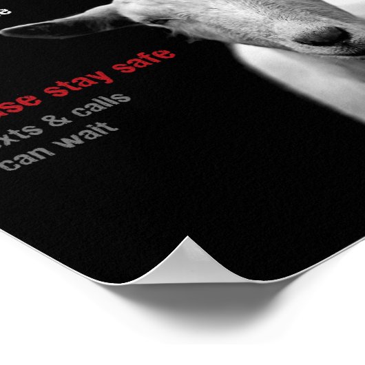 お願い安全 ポスター (角)