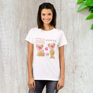 お願い日差しと花 Tシャツ
