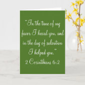 「お願い時に」聖なる書物、 経典グリーティングカード カード (黄色い花)