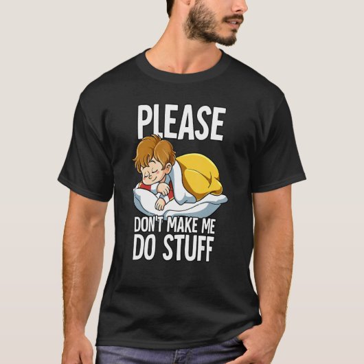 お願い物男の子 Tシャツ (正面)