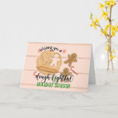 お願い生地を軽く休日の生姜 カード (黄色い花)