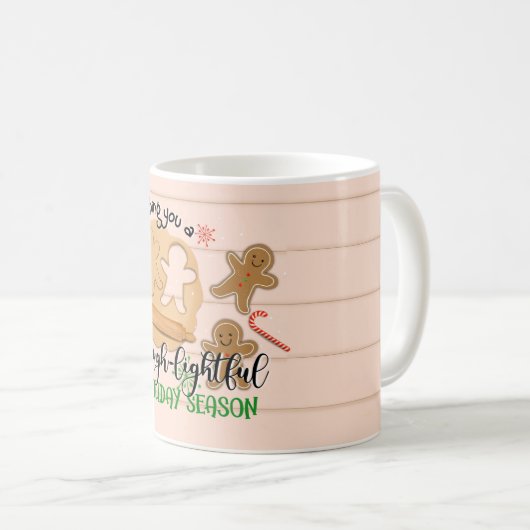 お願い生地を軽く休日の生姜 コーヒーマグカップ (正面右)