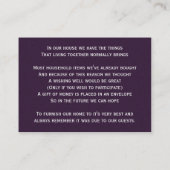 お願い申し込みシルバーウィンター エンクロージャーカード (裏面)