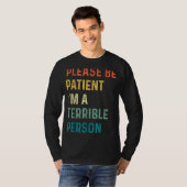 お願い私は恐ろしい人である1 Tシャツ (正面フル)