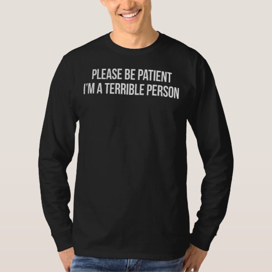 お願い私は恐ろしい人である72 Tシャツ (正面)