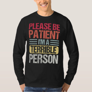 お願い私は恐ろしい人間のアパレル Tシャツ