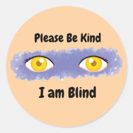 お願い私は盲目である – ピンク ラウンドシール