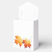 お願い箱に入れたもみじ夫婦 フェイバーボックス (オープン)