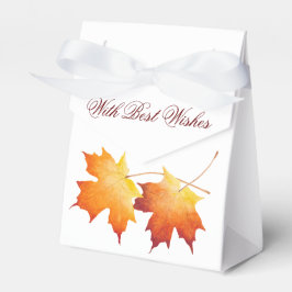 お願い箱に入れたもみじ夫婦 フェイバーボックス