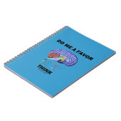 お願い考えす（脳解剖学ユーモア） ノートブック (左側)