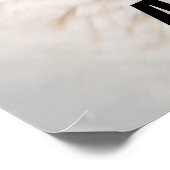 お願い衣服顔マスクかわいい猫 ポスター (角)