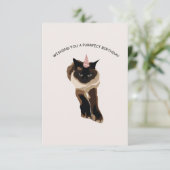 お願い誕生日カード サンキューカード (スタンド正面)