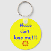 お願い負けないで!!! キーホルダー (正面)