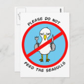 お願い食べ物を与えよろ ポストカード (正面/裏面)