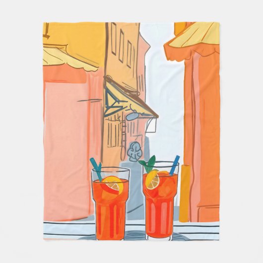 お願い2人のアペラー！ フリースブランケット (正面)