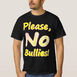 「お願い、いじめない」かわいいデザイン。買今 Tシャツ