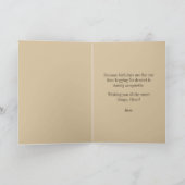 「お願い、もう少しケーキが欲しい」オリバー・ツイスト カード (内部)