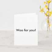 お願い！ カード (黄色い花)