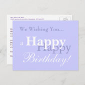 お願い…ハッピーバースデー! ポストカード (正面/裏面)
