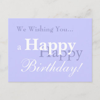お願い…ハッピーバースデー! ポストカード