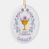 お願い！ファーストコミュニオンカスタムオーナメント セラミックオーナメント (右)