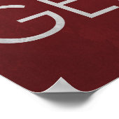 お願い！ミニマルなポスター ポスター (角)