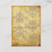 お願い！ヴィンテージ（チャビー名刺） エンクロージャーカード (裏面)